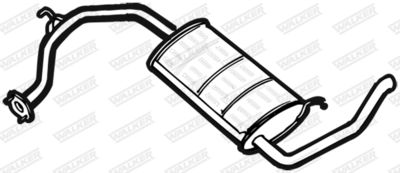 Rear Muffler WALKER 16435