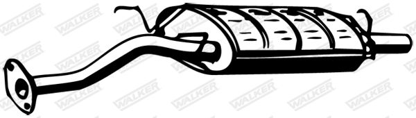 WALKER 16446 Rear Muffler
