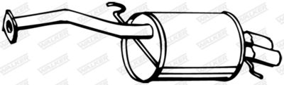 Rear Muffler WALKER 16490