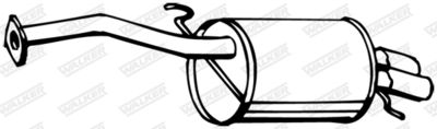 Rear Muffler WALKER 16514