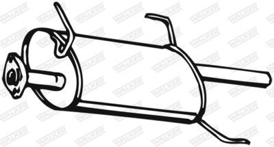 Rear Muffler WALKER 16564