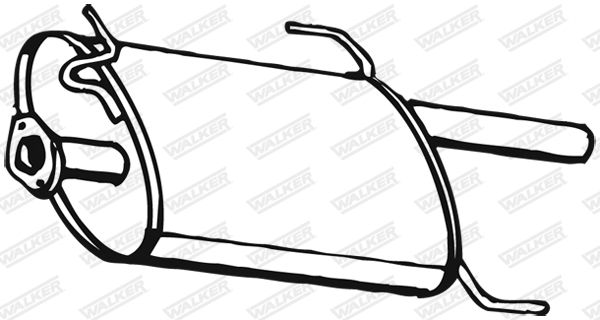 WALKER 16578 Rear Muffler