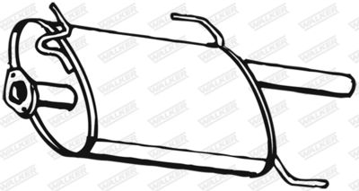 Rear Muffler WALKER 16578