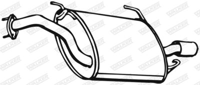 Rear Muffler WALKER 16584