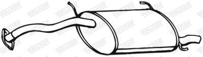 Rear Muffler WALKER 16602