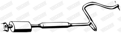 Centre Muffler WALKER 16614
