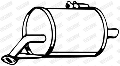 Rear Muffler WALKER 16637