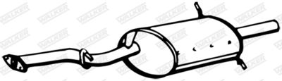 Rear Muffler WALKER 16661