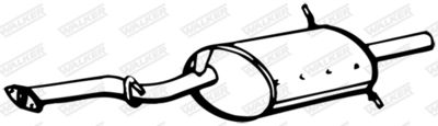 Rear Muffler WALKER 16662