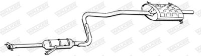 Rear Muffler WALKER 16666