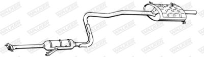 Rear Muffler WALKER 16672