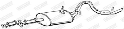 Rear Muffler WALKER 16682
