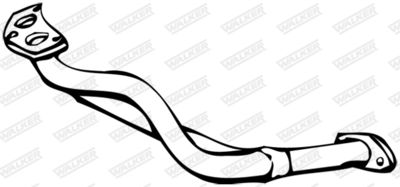 Exhaust Pipe WALKER 16693