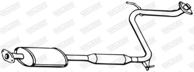 Centre Muffler WALKER 16739