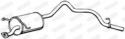Centre Muffler WALKER 16753
