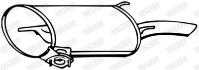Rear Muffler WALKER 16784