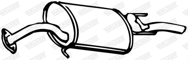 WALKER 16793 Rear Muffler