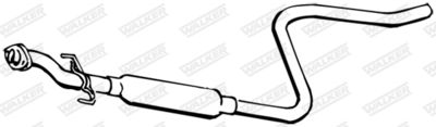 Centre Muffler WALKER 16802