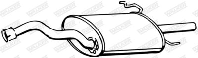 Rear Muffler WALKER 16803
