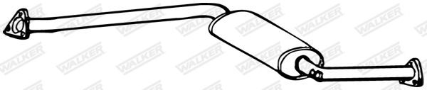 WALKER 16863 Centre Muffler