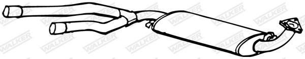 WALKER 16879 Centre Muffler