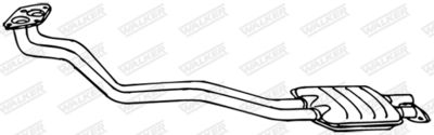 Front Muffler WALKER 16901