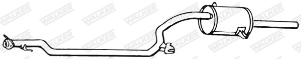 WALKER 16934 Rear Muffler