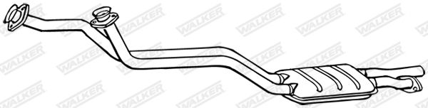 WALKER 16973 Front Muffler