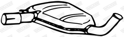 Centre Muffler WALKER 16994