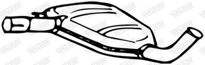 Centre Muffler WALKER 17008