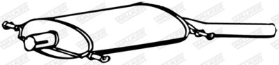 Rear Muffler WALKER 17014