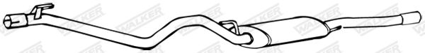 WALKER 17053 Rear Muffler