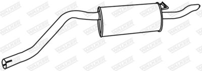Rear Muffler WALKER 17082
