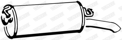 Rear Muffler WALKER 17141