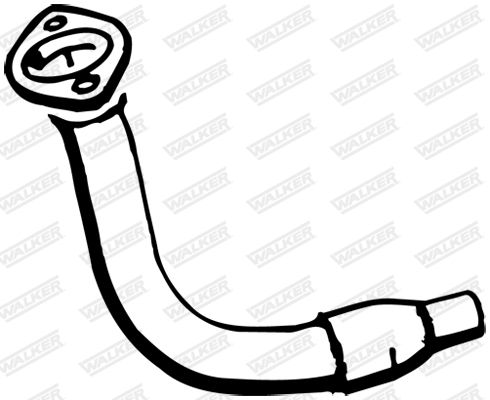 WALKER 17155 Exhaust Pipe