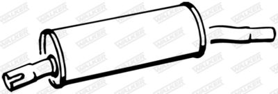 Front Muffler WALKER 17156