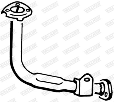 Exhaust Pipe WALKER 17168