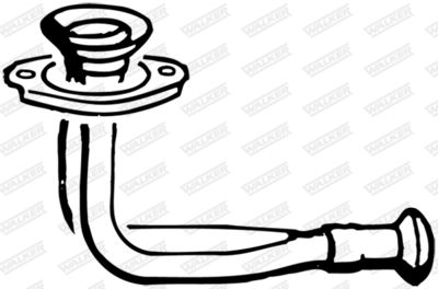 Exhaust Pipe WALKER 17186