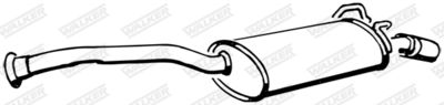 Rear Muffler WALKER 17188