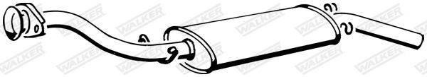 WALKER 17231 Rear Muffler