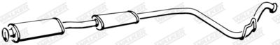 Centre Muffler WALKER 17268