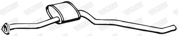 WALKER 17340 Centre Muffler
