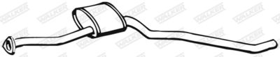 Centre Muffler WALKER 17340