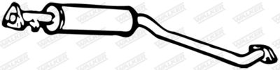 Centre Muffler WALKER 17364