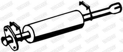 Centre Muffler WALKER 17480