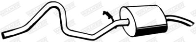 Rear Muffler WALKER 17481