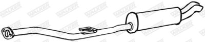 Rear Muffler WALKER 17527