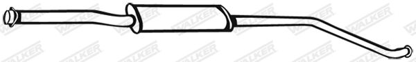 WALKER 17534 Centre Muffler
