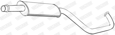 Front Muffler WALKER 17556