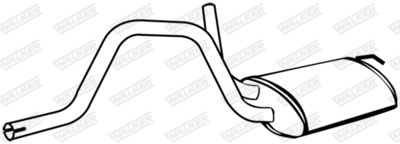 Centre Muffler WALKER 17564